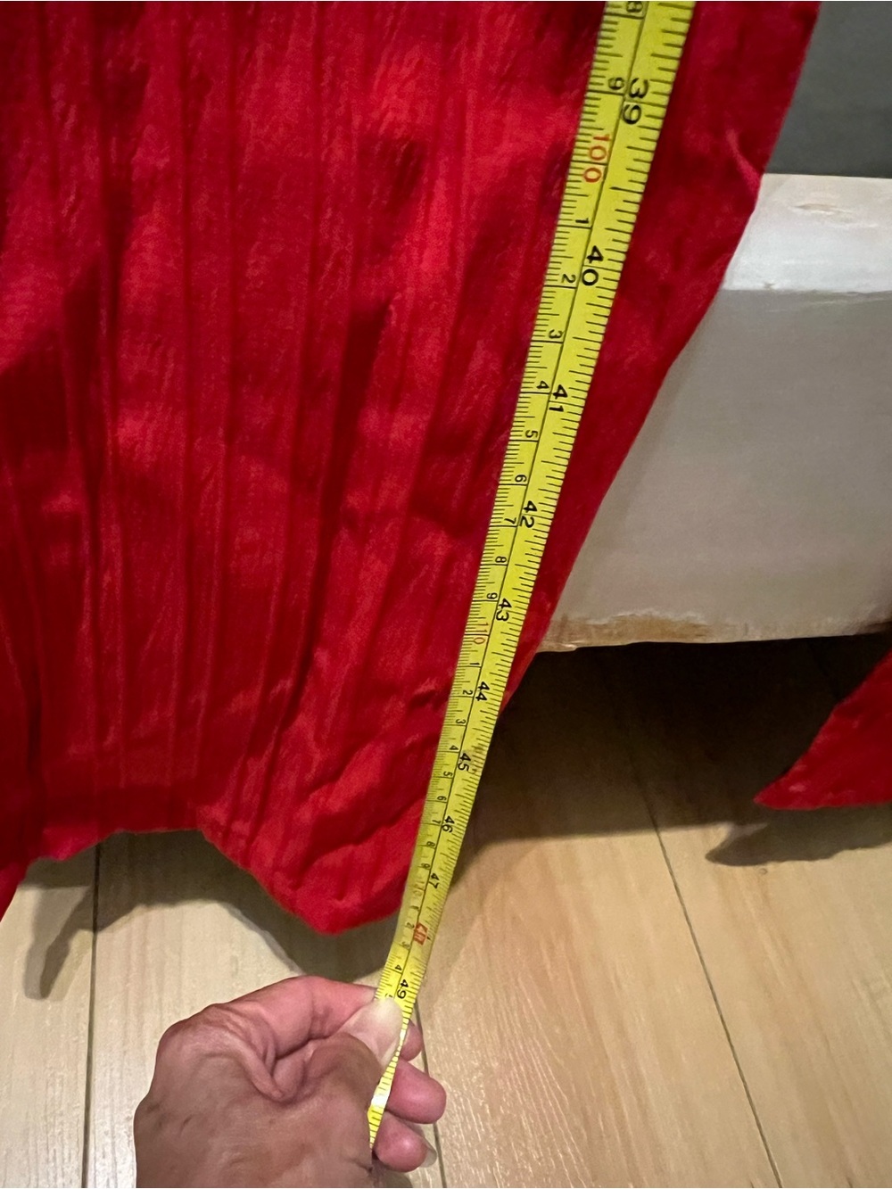 Red Ruffled Sleeveless Jumpsuit - Picture 11 of 12